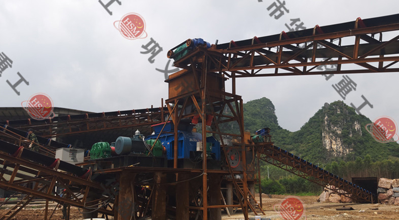 珍珠岩製砂機生產現場
